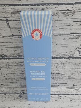 First Aid Beauty Ultra Repair Rescue Barrier Balm - Blue Packaging